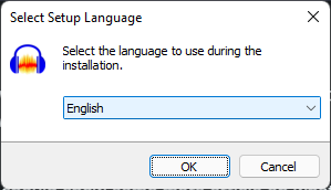 Многодорожечный проект в Audacity с волновыми формами аудиозаписей