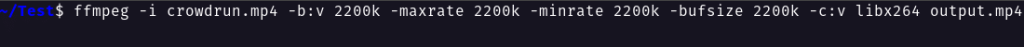 FFmpeg с выводом параметров доступной сборки и медиапотоков
