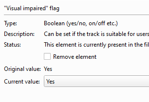 Visual impaired flag в MKVToolNix Header editor