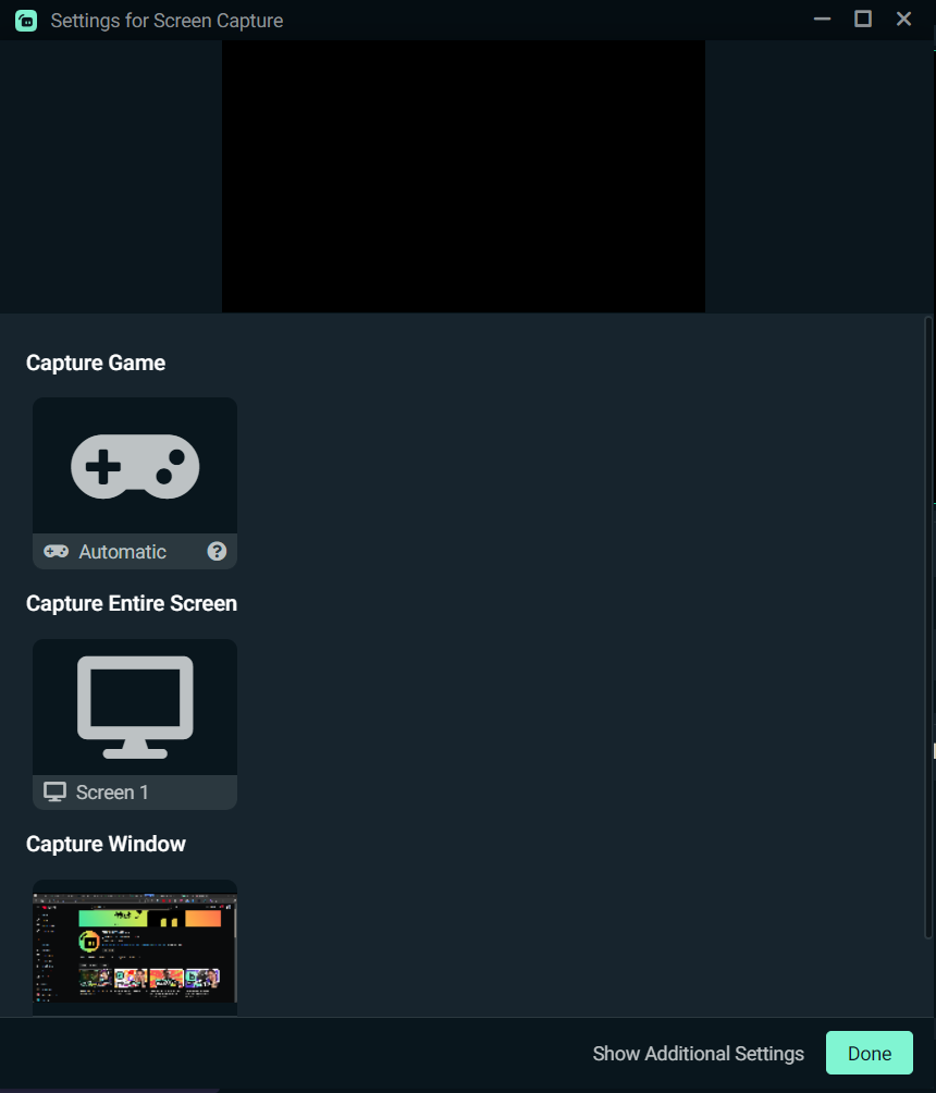 Рабочее окно Streamlabs Desktop